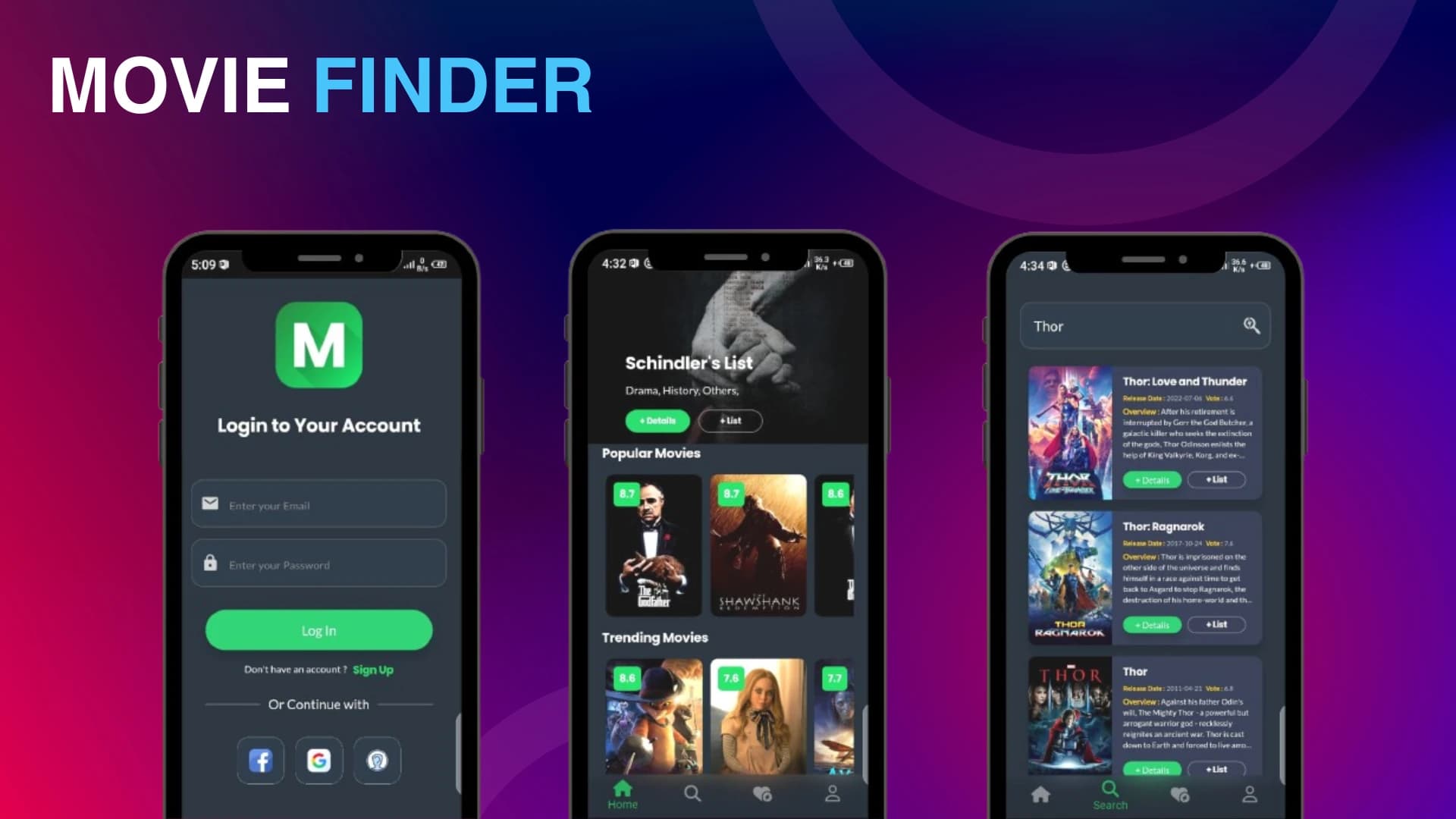 Movie Finder hero