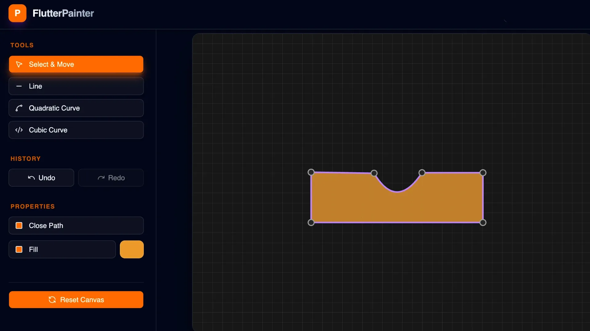 Flutter Painter preview
